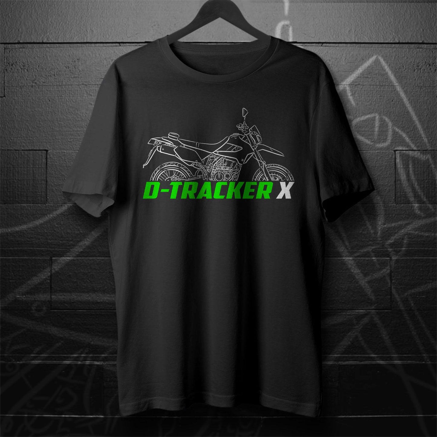 Kawasaki D-Tracker X Inspired T-Shirt - Motorcycle Tee Shirt for Riders