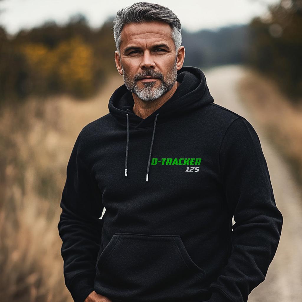 Kawasaki D-Tracker 125 Inspired Hoodie - Motorcycle Sweatshirt for Riders