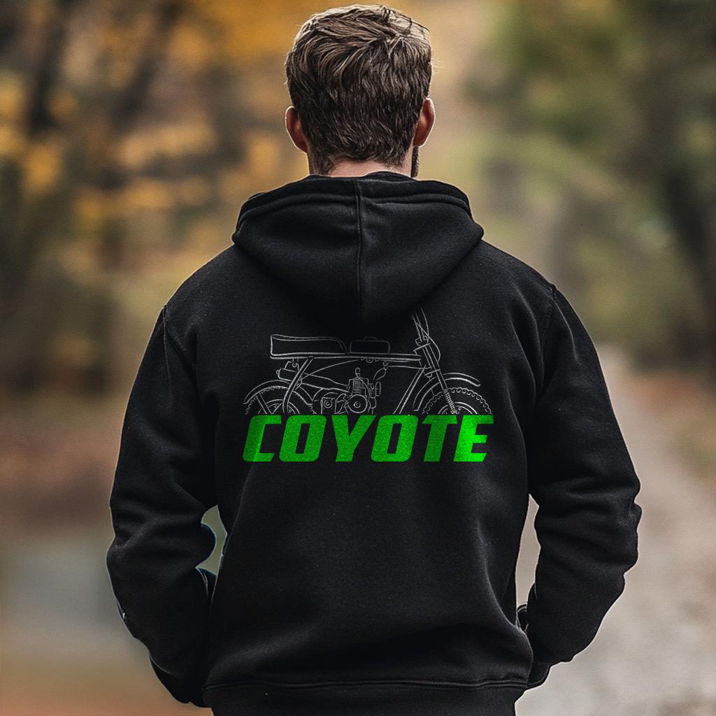 Kawasaki Coyote MB1-A Inspired Hoodie - Motorcycle Sweatshirt for Riders
