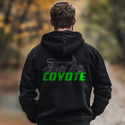 Kawasaki Coyote MB1-A Inspired Hoodie - Motorcycle Sweatshirt for Riders