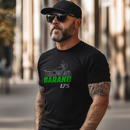 Kawasaki Barako 175 Inspired T-Shirt - Motorcycle Tee Shirt for Riders