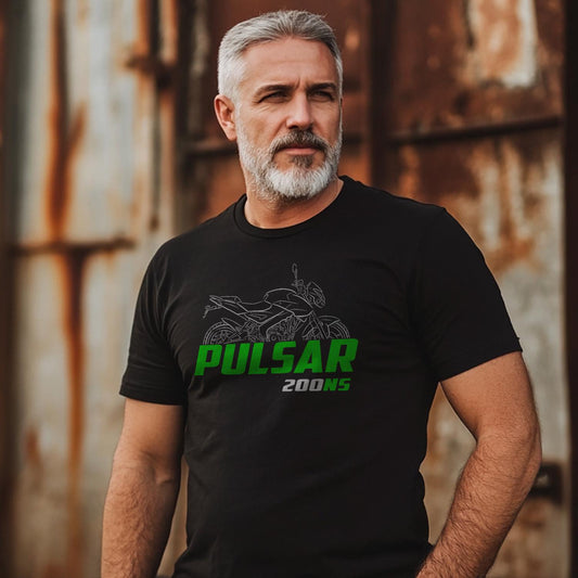 Kawasaki Bajaj Pulsar 200NS Inspired T-Shirt - Motorcycle Tee Shirt for Riders