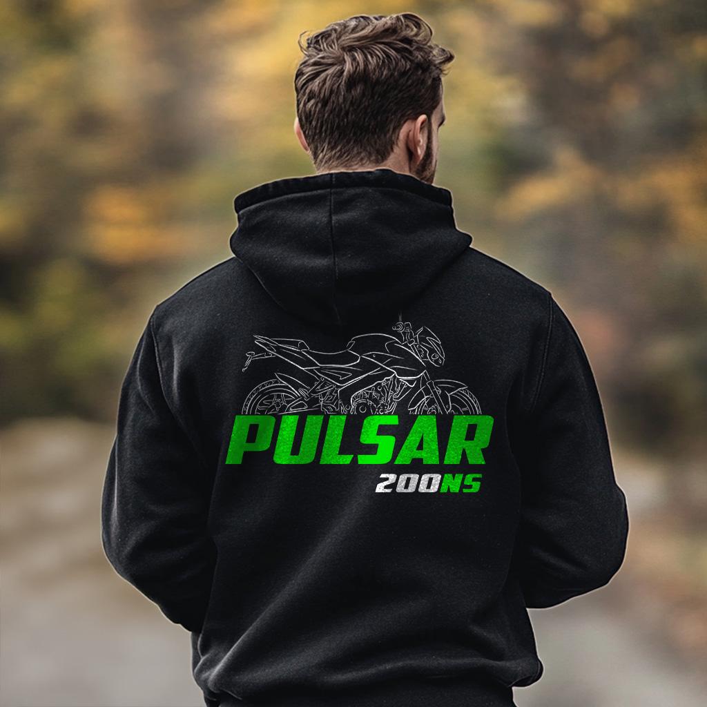 Kawasaki Bajaj Pulsar 200NS Inspired Hoodie - Motorcycle Sweatshirt for Riders
