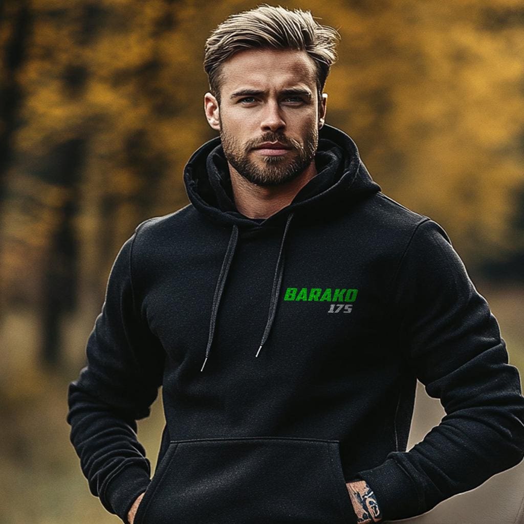 Kawasaki Barako 175 Inspired Hoodie - Motorcycle Sweatshirt for Riders