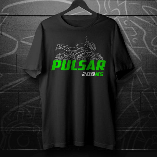 Kawasaki Bajaj Pulsar 200NS Inspired T-Shirt - Motorcycle Tee Shirt for Riders