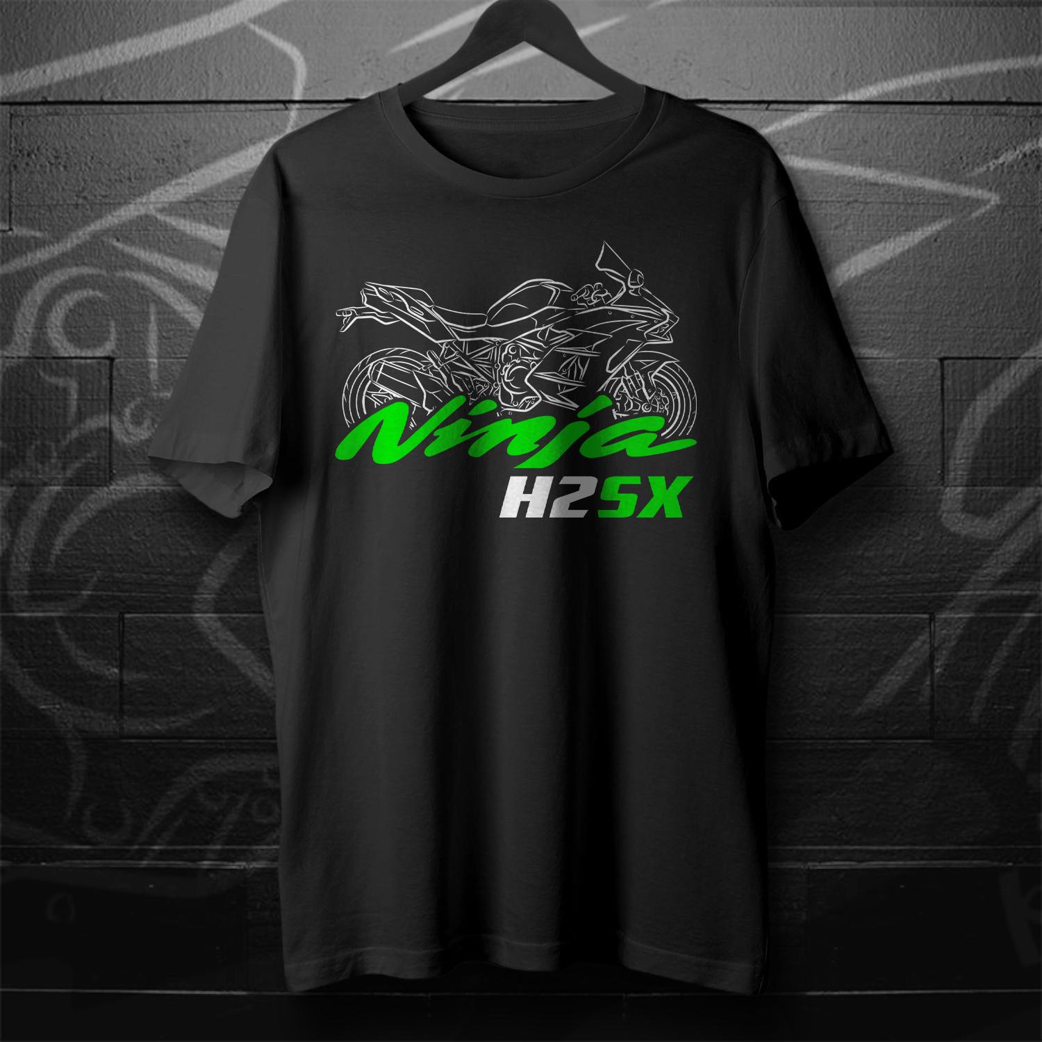 Kawasaki Ninja H2 SX Inspired T-Shirt - Motorcycle Tee Shirt for Riders
