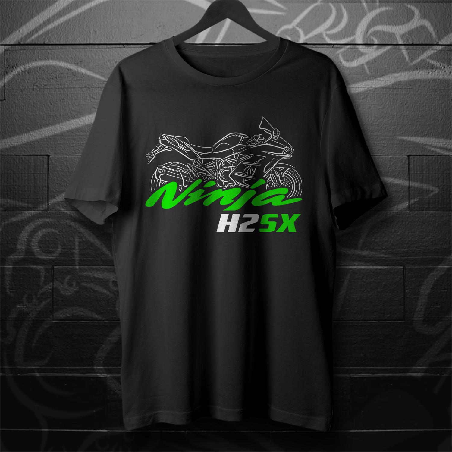 Kawasaki Ninja H2 SX Inspired T-Shirt - Motorcycle Tee Shirt for Riders