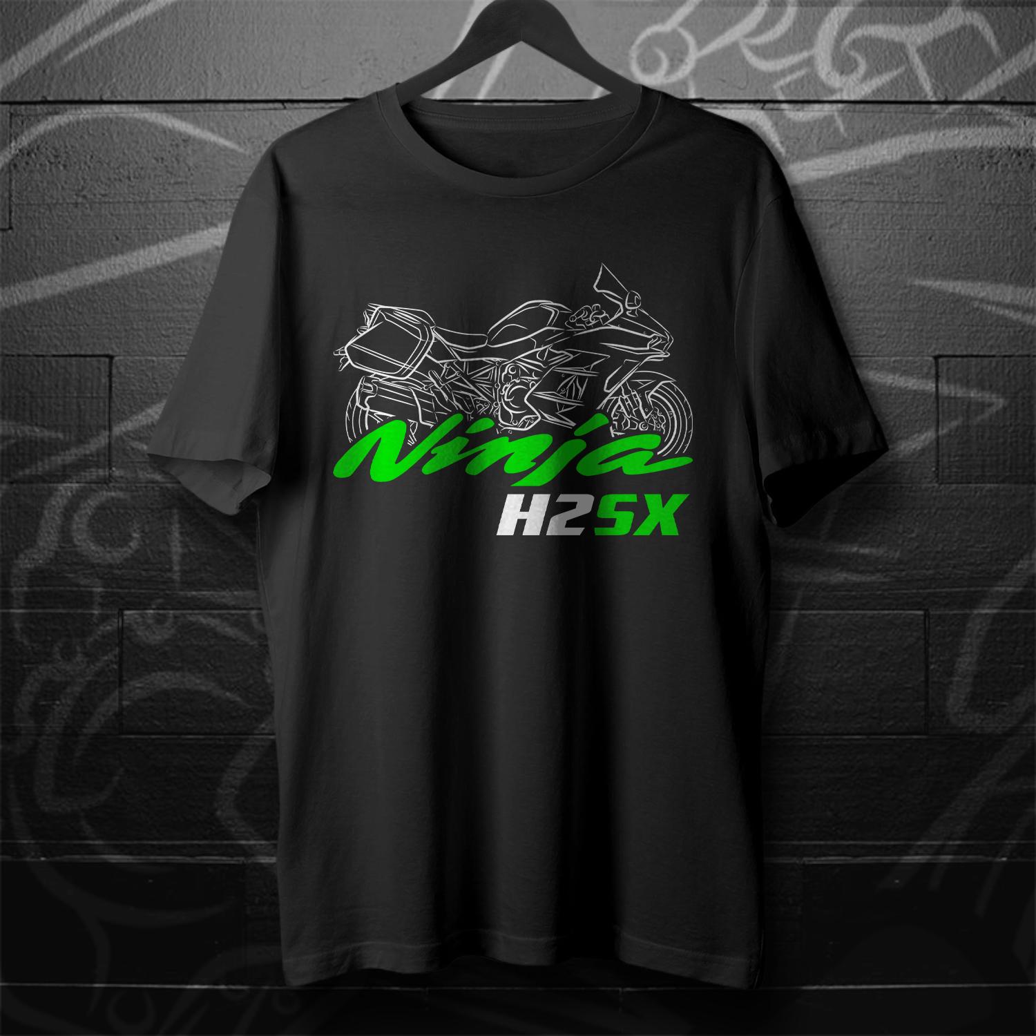 Kawasaki Ninja H2 SX Inspired T-Shirt - Motorcycle Tee Shirt for Riders