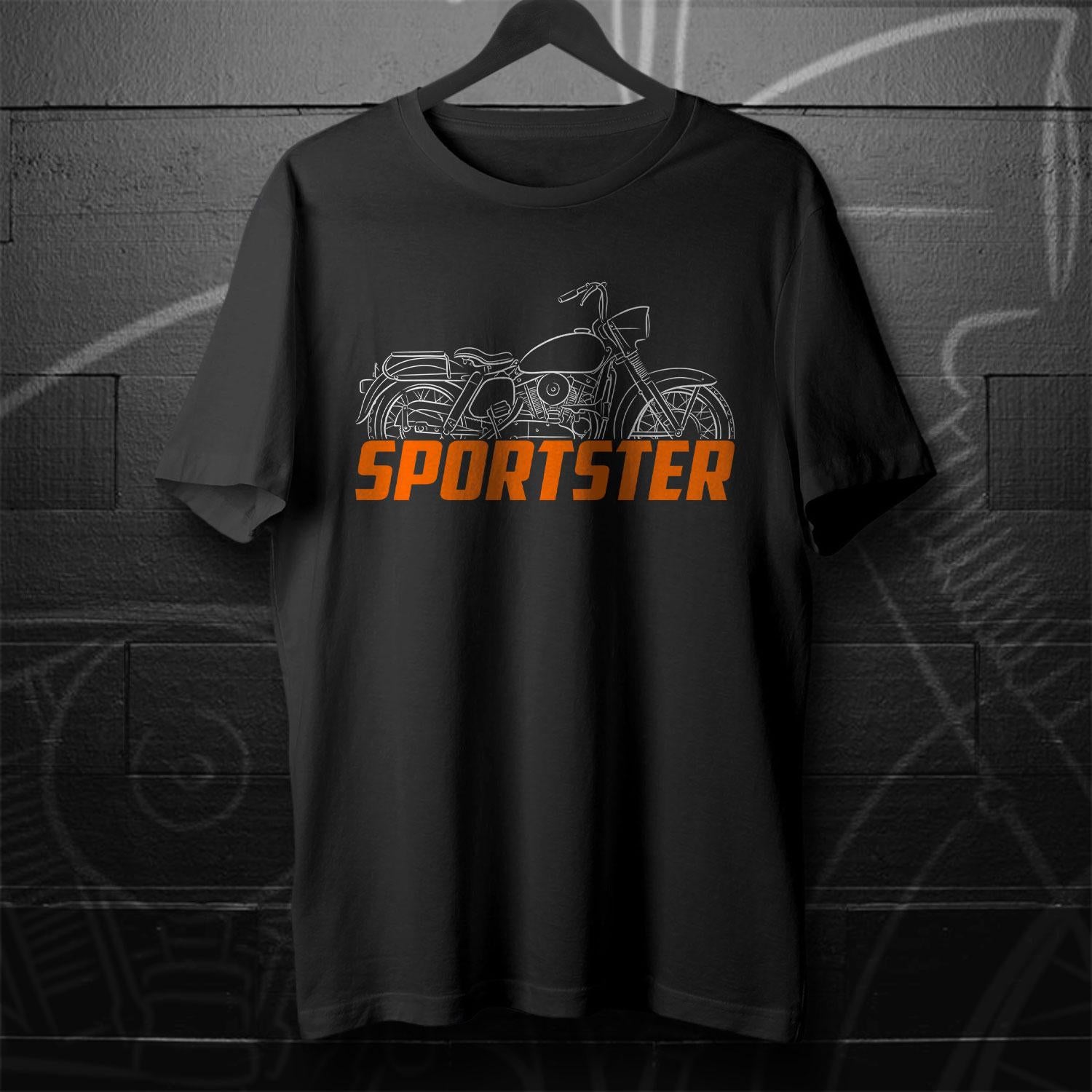 Harley-Davidson Sportster XLH XLCH 883 Inspired T-Shirt - Biker Motorcycle Tee Shirt