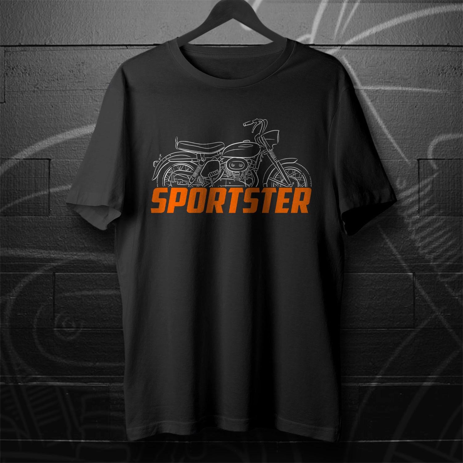 Harley-Davidson Sportster XLH XLCH 883 Inspired T-Shirt - Biker Motorcycle Tee Shirt