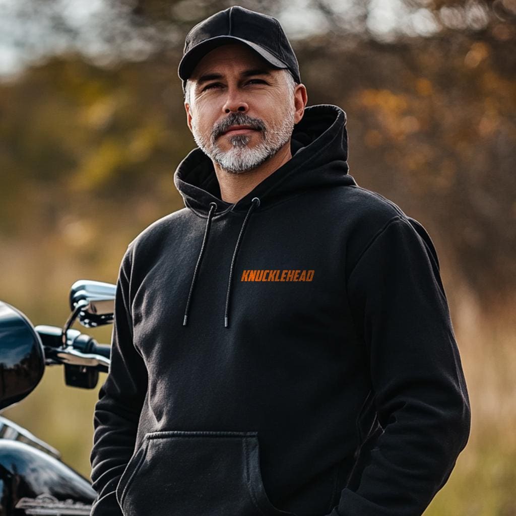 Harley-Davidson E | EL | F & FL 1936 - 1947 (Knucklehead) Inspired Hoodie - Biker Motorcycle Sweatshirt