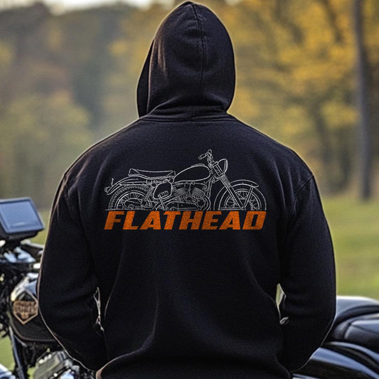 Harley-Davidson KHK 1955 - 1956 Inspired Hoodie - Biker Motorcycle Sweatshirt