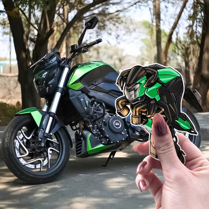 Bajaj Dominar Stickers - Set of 3 Motorcycle Decals for Riders