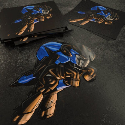 Bajaj Dominar Stickers - Set of 3 Motorcycle Decals for Riders