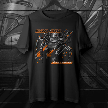 Can-Am Spyder F3 2015-18 T-Shirt - Motorcycle Tee Shirt for Riders