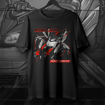 Can-Am Spyder F3 2015-18 T-Shirt - Motorcycle Tee Shirt for Riders