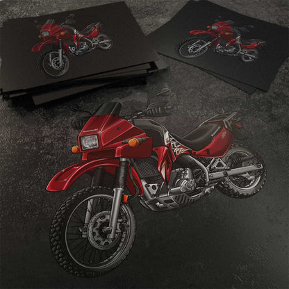 Kawasaki KLR 650 A 2004-07 Stickers - Set of 3 Motorcycle Decals for Riders