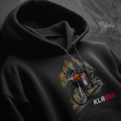 Kawasaki KLR 650 2011-14 Hoodie - Motorcycle Sweatshirt for Riders