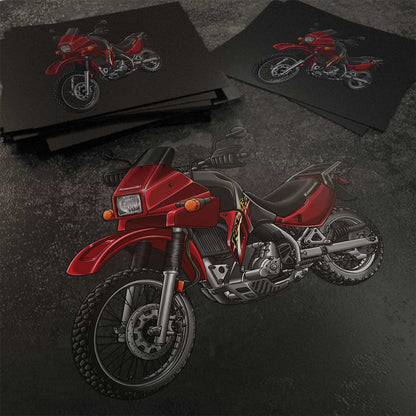 Kawasaki KLR 650 A 2004-07 Stickers - Set of 3 Motorcycle Decals for Riders