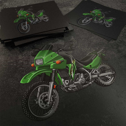 Kawasaki KLR 650 A 2004-07 Stickers - Set of 3 Motorcycle Decals for Riders