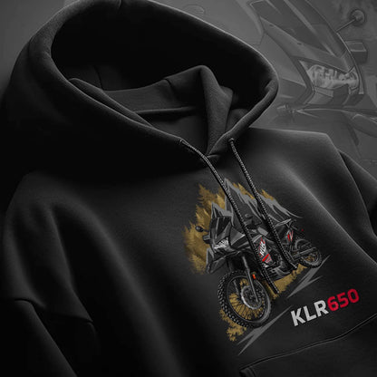 Kawasaki KLR 650 2011-14 Hoodie - Motorcycle Sweatshirt for Riders