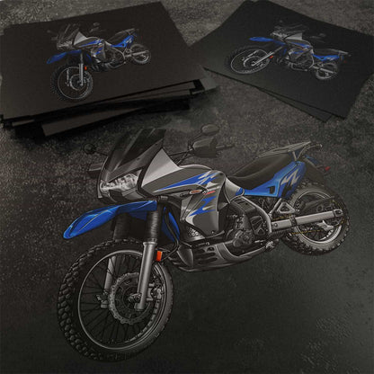 Kawasaki KLR 650 2008-10 Stickers - Set of 3 Motorcycle Decals for Riders