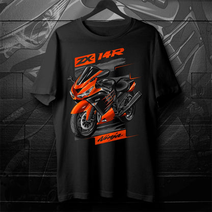 Kawasaki Ninja ZX-14R 2014-16 T-Shirt - Motorcycle Tee Shirt for Riders