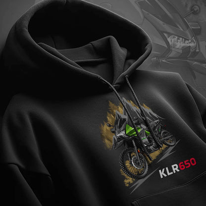 Kawasaki KLR 650 2011-14 Hoodie - Motorcycle Sweatshirt for Riders