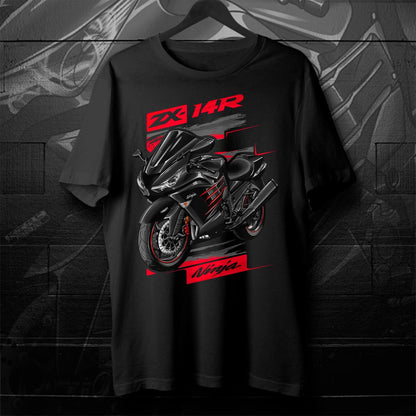 Kawasaki Ninja ZX-14R 2014-16 T-Shirt - Motorcycle Tee Shirt for Riders