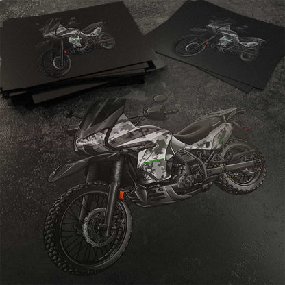 Kawasaki KLR 650 2014-18 Stickers - Set of 3 Motorcycle Decals for Riders