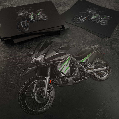 Kawasaki KLR 650 2008-10 Stickers - Set of 3 Motorcycle Decals for Riders