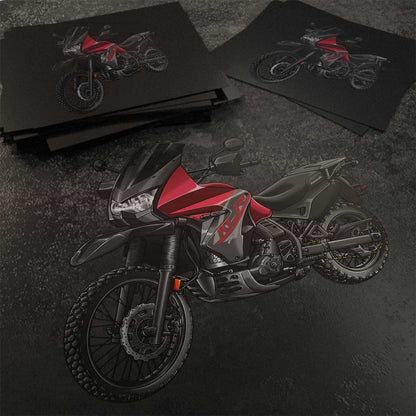 Kawasaki KLR 650 2014-18 Stickers - Set of 3 Motorcycle Decals for Riders