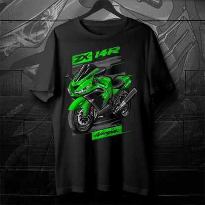 Kawasaki Ninja ZX-14R 2014-16 T-Shirt - Motorcycle Tee Shirt for Riders