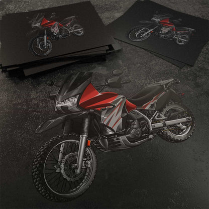Kawasaki KLR 650 2008-10 Stickers - Set of 3 Motorcycle Decals for Riders