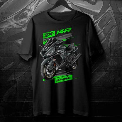 Kawasaki Ninja ZX-14R 2014-16 T-Shirt - Motorcycle Tee Shirt for Riders