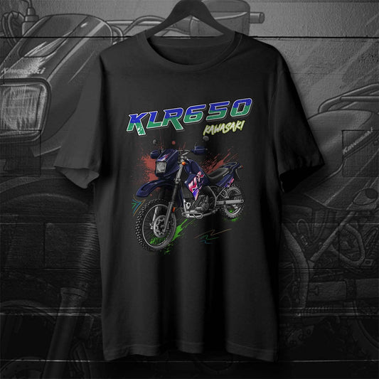 Kawasaki KLR 650 C T-Shirt - Motorcycle Tee Shirt for Riders