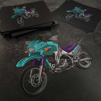 Kawasaki KLR 650 A 1994-2003 Stickers - Set of 3 Motorcycle Decals for Riders