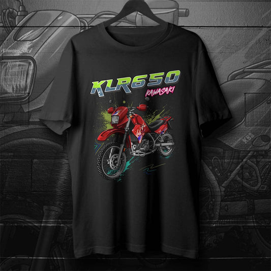Kawasaki KLR 650 C T-Shirt - Motorcycle Tee Shirt for Riders