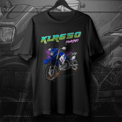 Kawasaki KLR 650 C T-Shirt - Motorcycle Tee Shirt for Riders