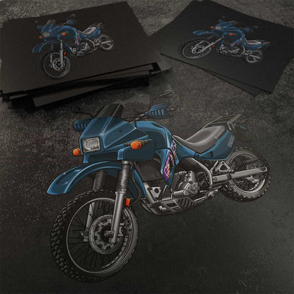 Kawasaki KLR 650 A 1994-2003 Stickers - Set of 3 Motorcycle Decals for Riders