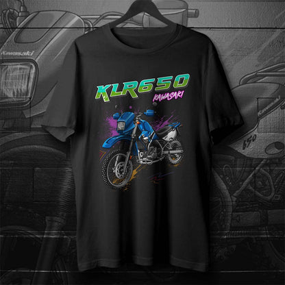 Kawasaki KLR 650 C T-Shirt - Motorcycle Tee Shirt for Riders