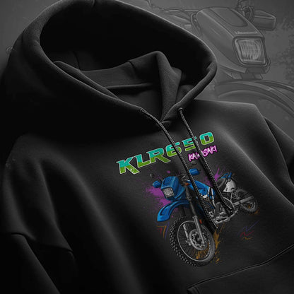Kawasaki KLR 650 C Hoodie - Motorcycle Sweatshirt for Riders