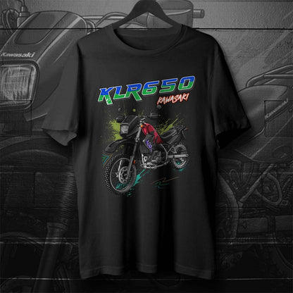 Kawasaki KLR 650 C T-Shirt - Motorcycle Tee Shirt for Riders