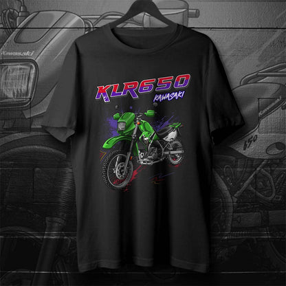 Kawasaki KLR 650 C T-Shirt - Motorcycle Tee Shirt for Riders