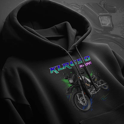 Kawasaki KLR 650 C Hoodie - Motorcycle Sweatshirt for Riders