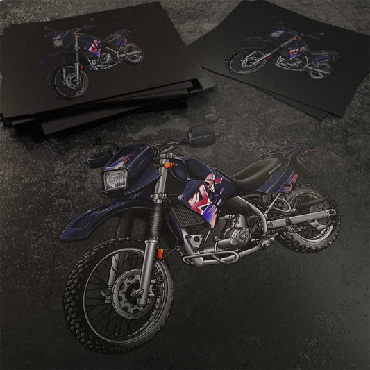Kawasaki KLR 650 C Stickers - Set of 3 Motorcycle Decals for Riders
