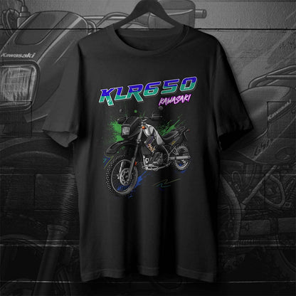 Kawasaki KLR 650 C T-Shirt - Motorcycle Tee Shirt for Riders