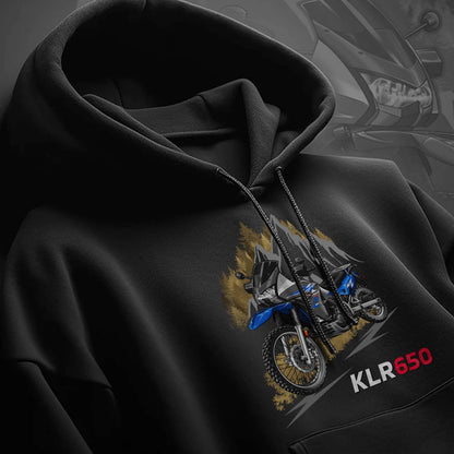 Kawasaki KLR 650 2008-10 Hoodie - Motorcycle Sweatshirt for Riders