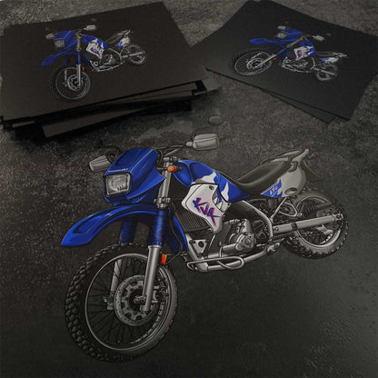 Kawasaki KLR 650 C Stickers - Set of 3 Motorcycle Decals for Riders