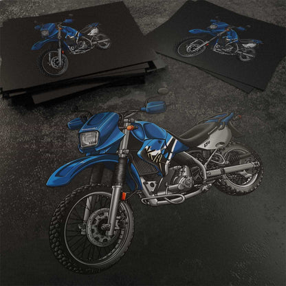 Kawasaki KLR 650 C Stickers - Set of 3 Motorcycle Decals for Riders